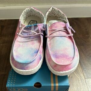 HEYDUDE Toddler Girls' Dreamer Unicorn Wendy Slip-On Shoes